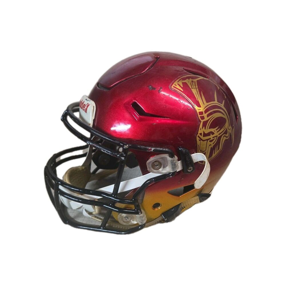Used Riddell SPEEDFLEX FB Helmet Maroon XL